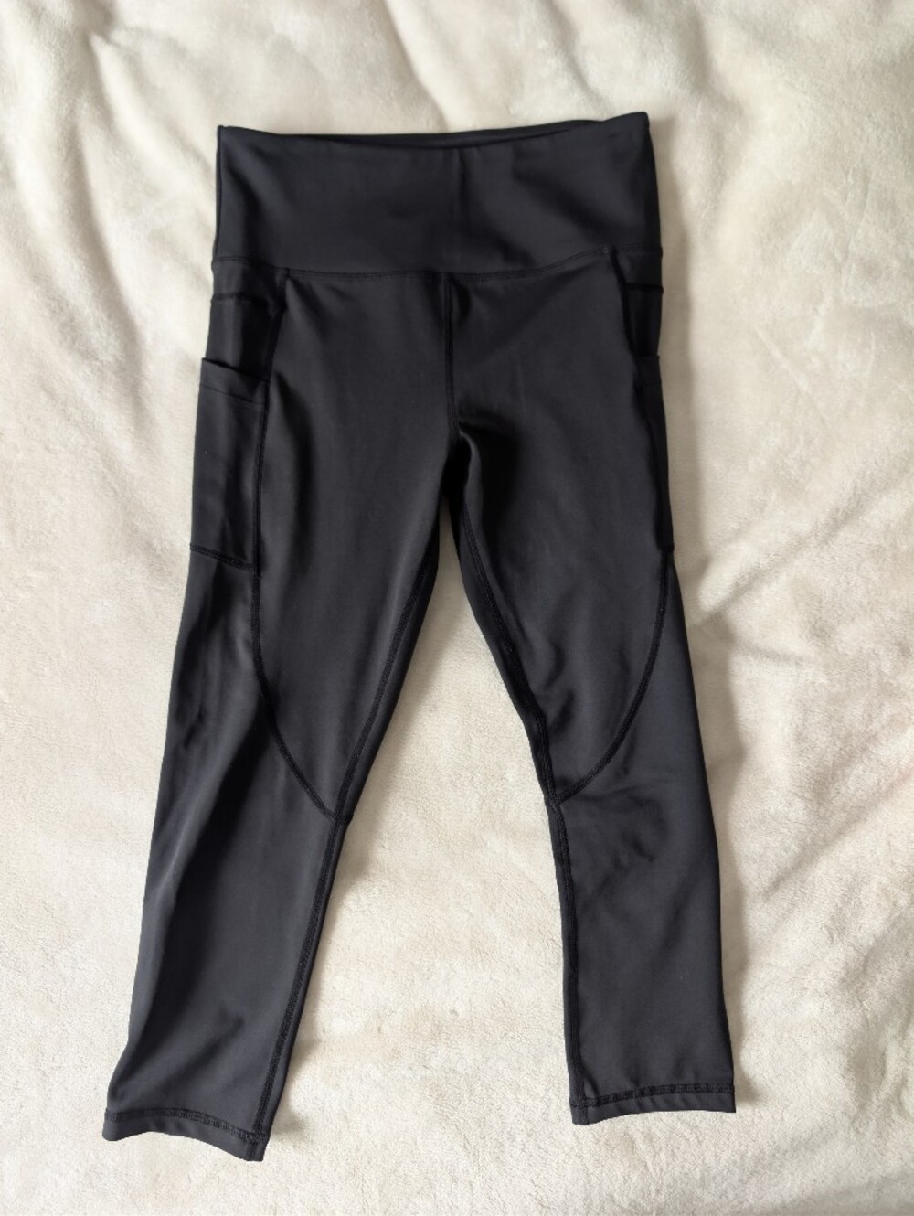 3/$30 ZYIA Black High-Waist Pocket Leggings